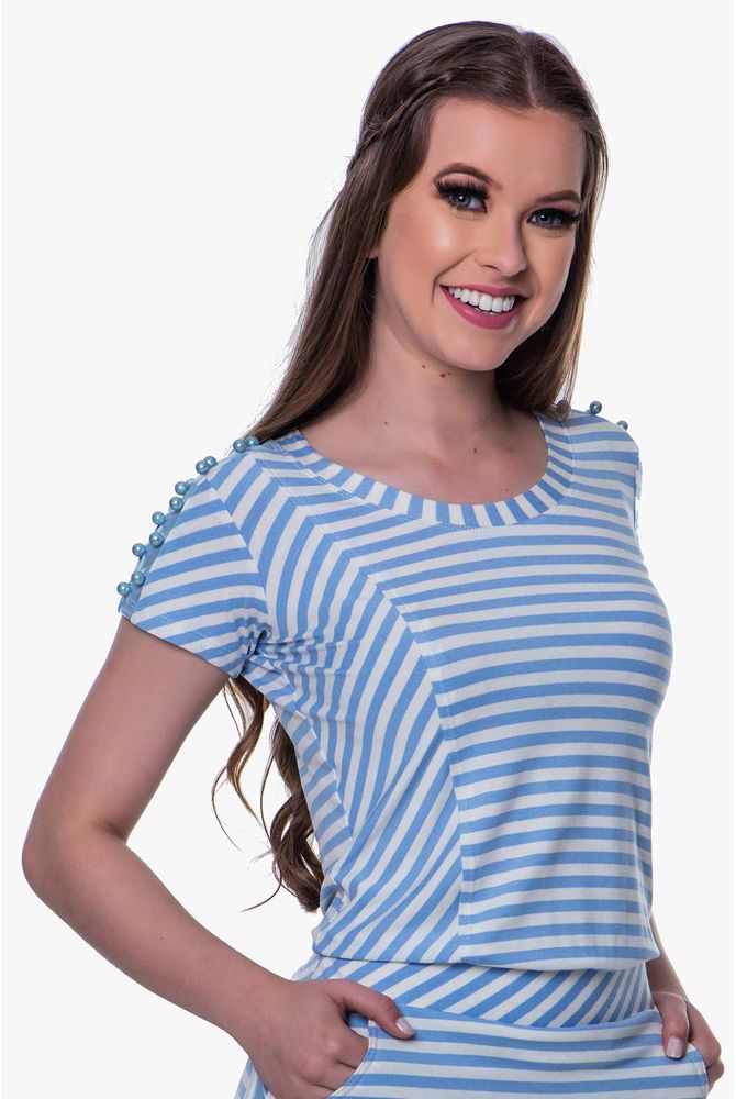 vestido azul candy