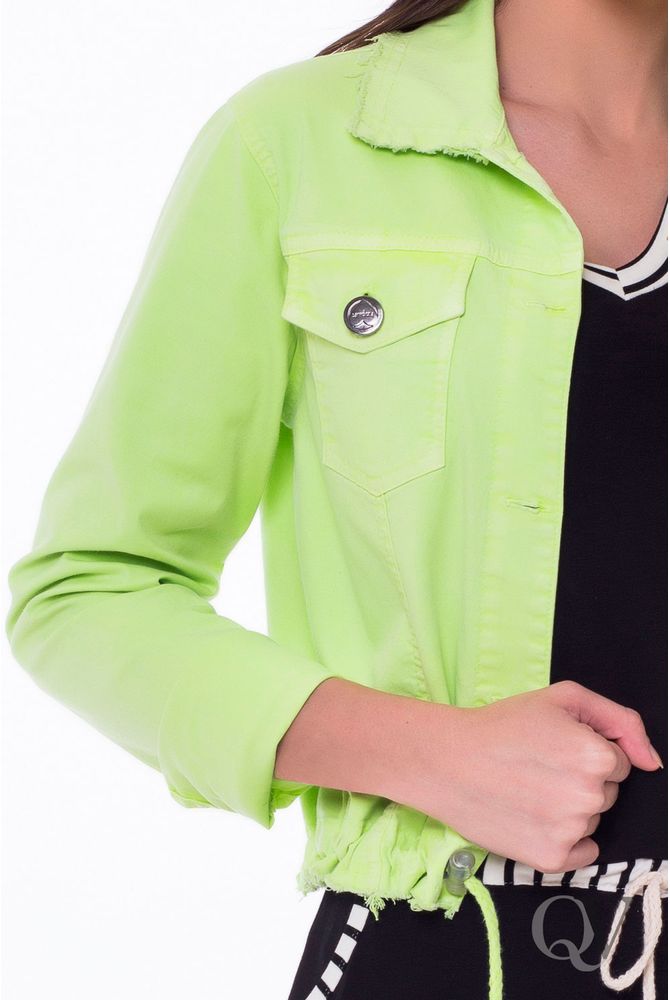 jaqueta verde neon