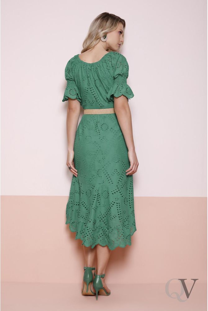 vestido ciganinha de lese