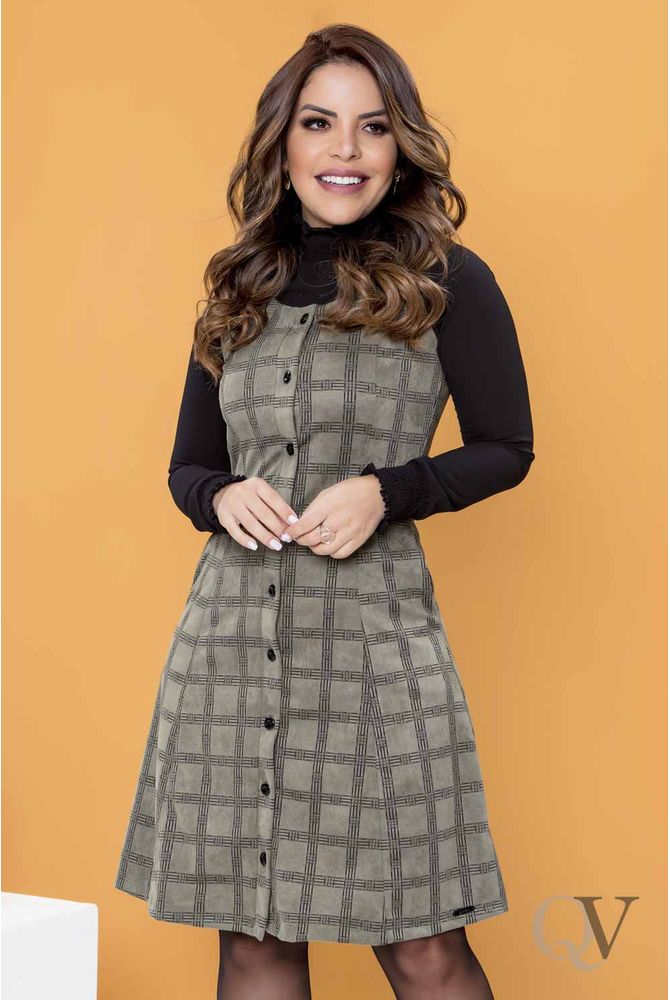 vestido de crepe bubble